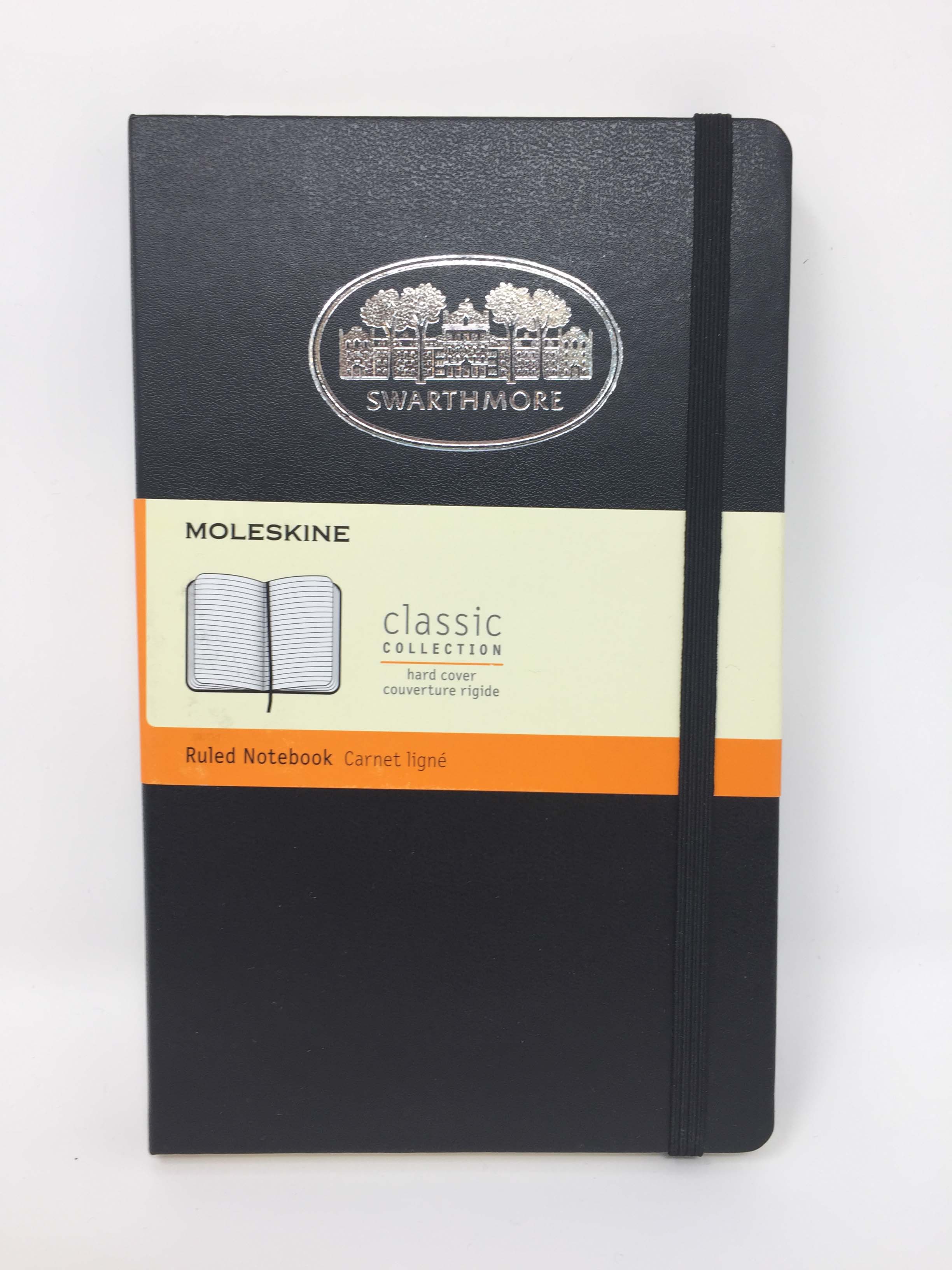 图片口袋Moleskine笔记本，直线型，黑色