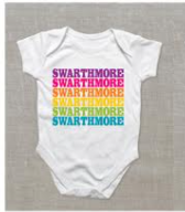 Image For Baby Onesie with Rainbow Swarthmore