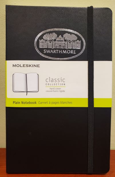 图像的Moleskine笔记本,平原,黑色的