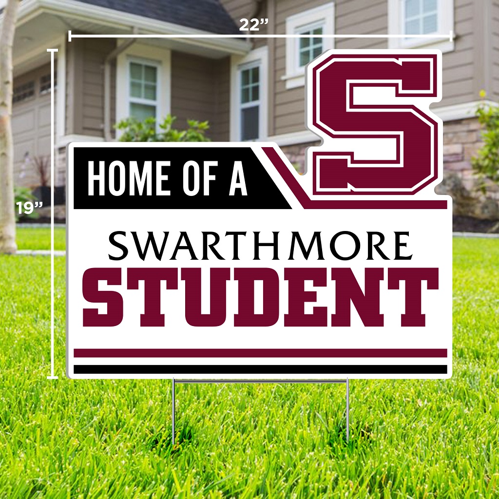 斯沃斯莫尔一名学生的家草坪标志图片22“x 19”最佳线上娱乐