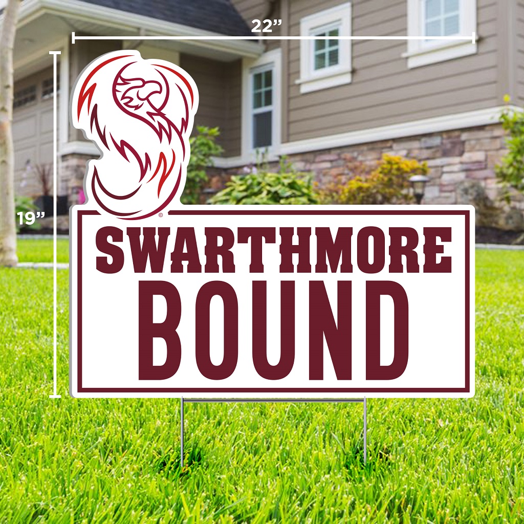 图片为草坪标志Swarthmore装订2最佳线上娱乐2“x 19”
