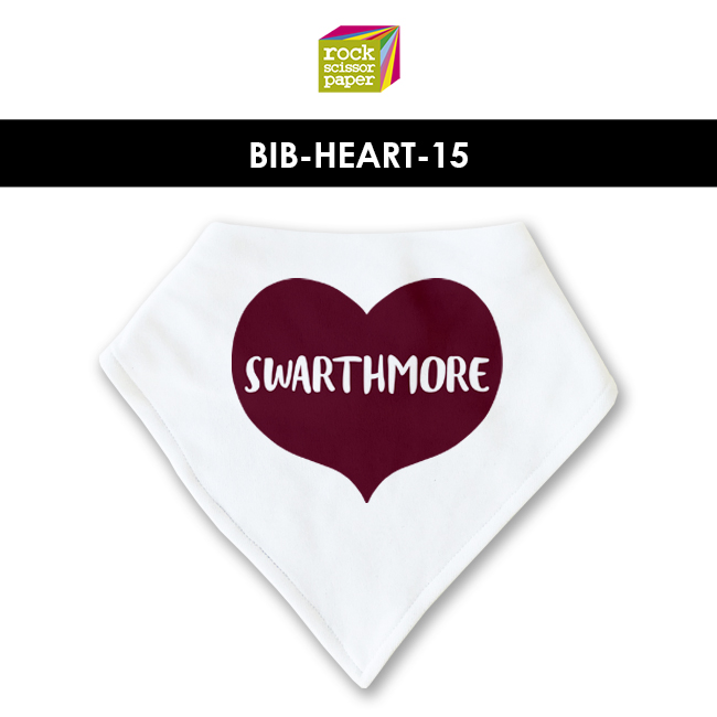 Image For Swarthmore Heart Bib